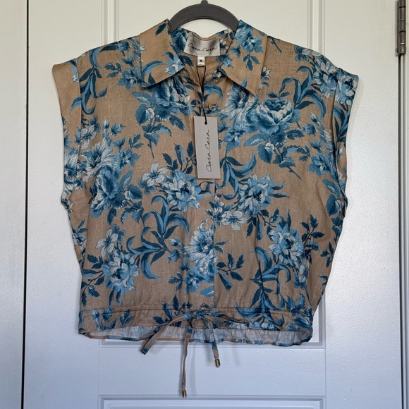 💋NWT cara cara octavia top in farfella ginger root - Picture 10 of 11